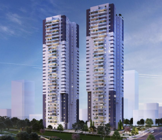 משקיפים על אגמים מלמעלה! דירות 5 חדרים בקומות 15 ומעלה בפרויקט המבוקש אלמוגים נתניה עם נוף עוצר נשימה